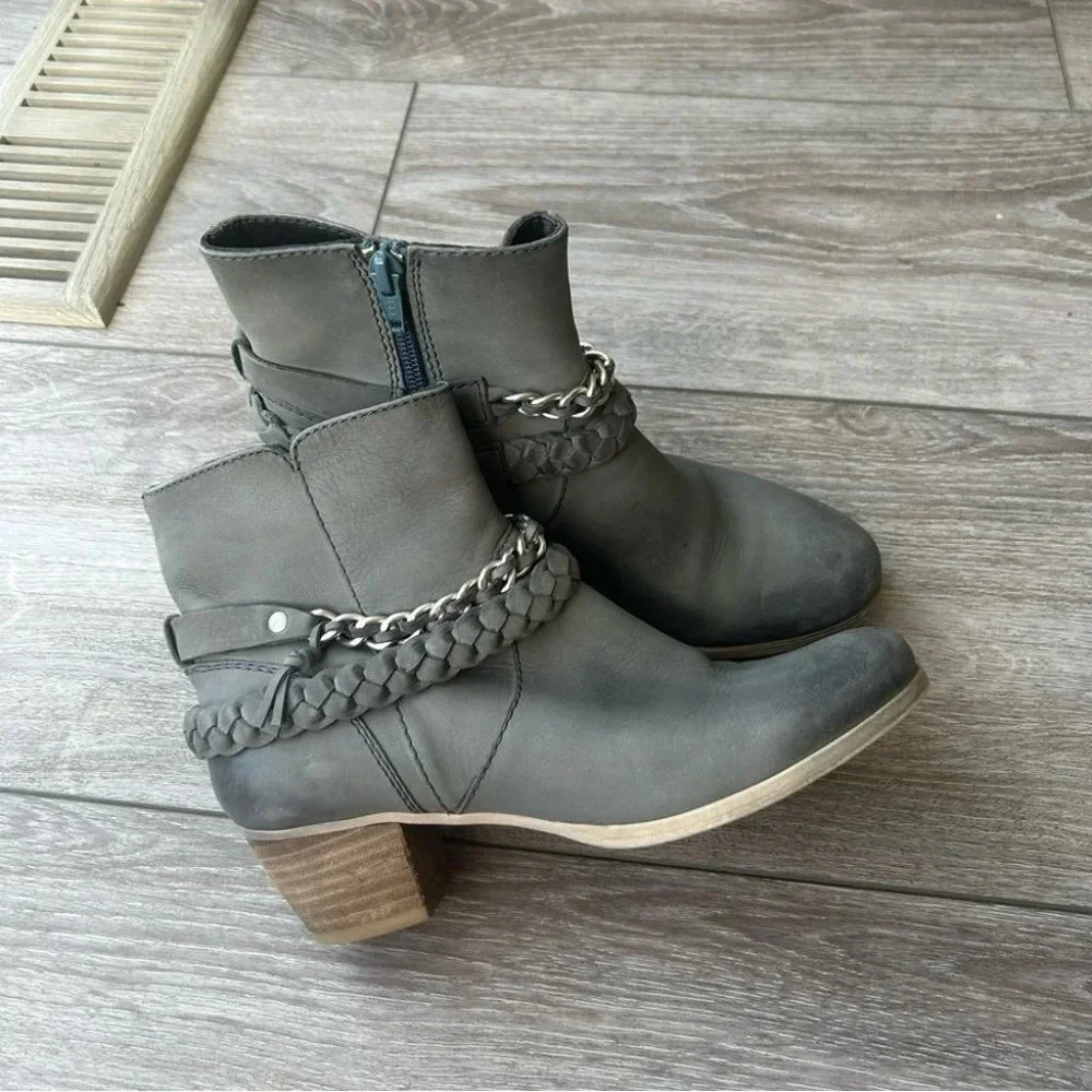 Arnold Churgin Handmade Nubuck Leather Ankle Chelsea Boots